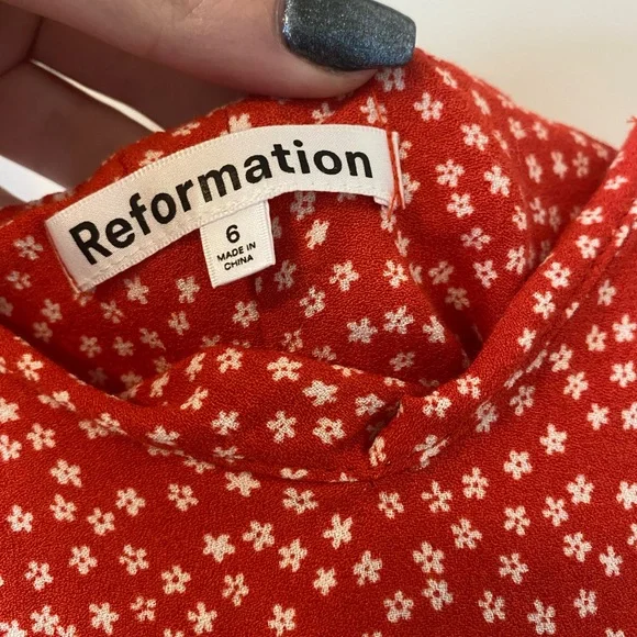 Reformation Crimini Slip Dress in Montana Floral Print - Picture 5 of 8